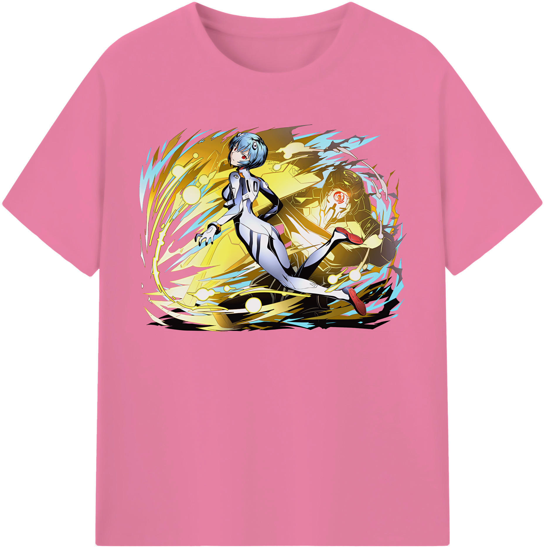 （画像用） EVA 新世紀エヴァンゲリオン 綿100％半袖Tシャツ（フロントプリント）